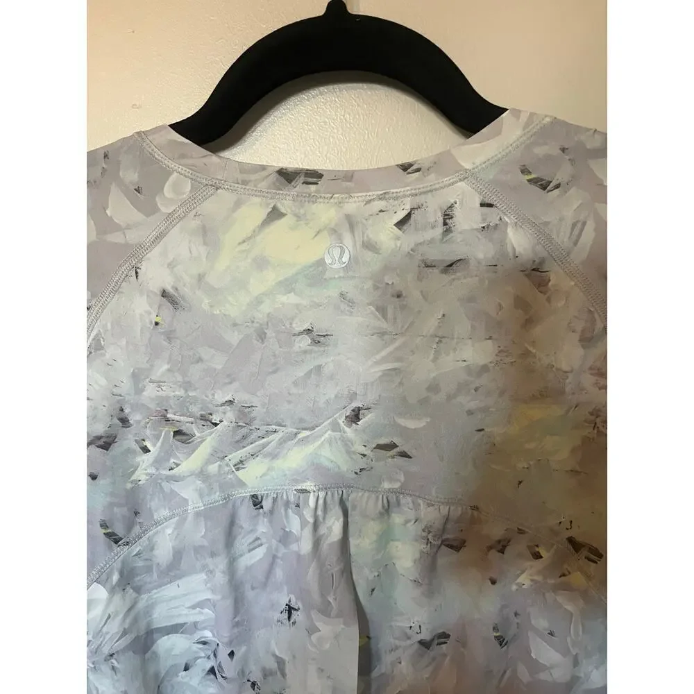 Lululemon sea-me-run long sleeve‎ lightweight layered shirt size 4